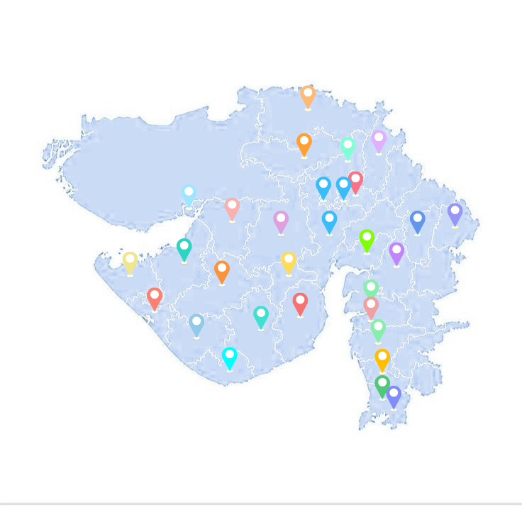 Gujarat Network Map